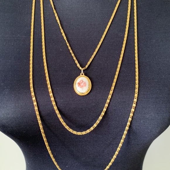 Vintage Goldette Multi-Strand Necklace - Picture 2 of 3
